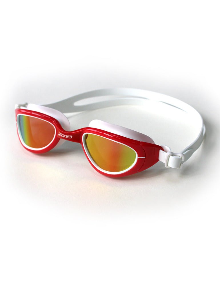 'Attack' Swim Goggles in Red & White - Paddle People