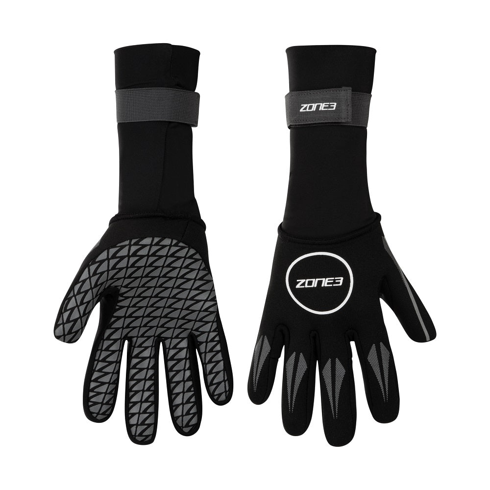 Neoprene Swim Gloves in Grey & Black - Paddle People