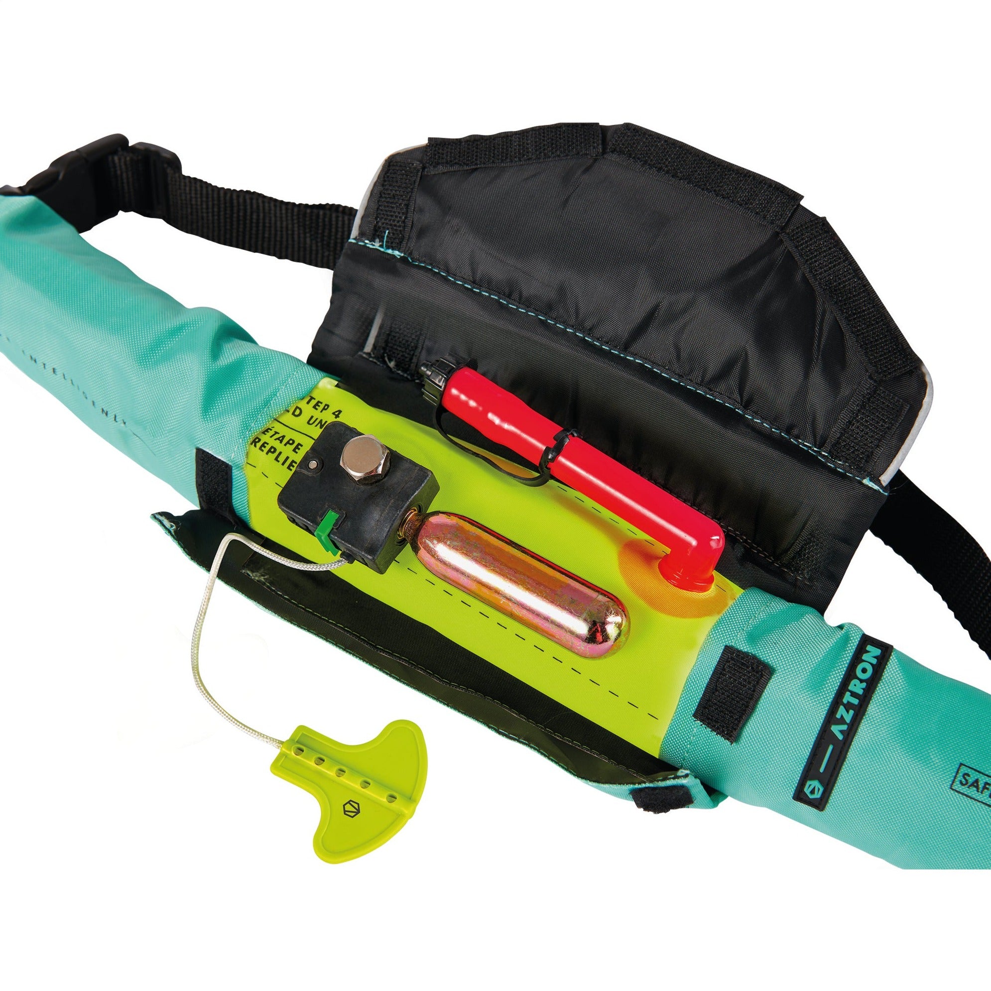 Aztron Orbit Inflatable Saftey Kit Buoyancy Aid in Teal