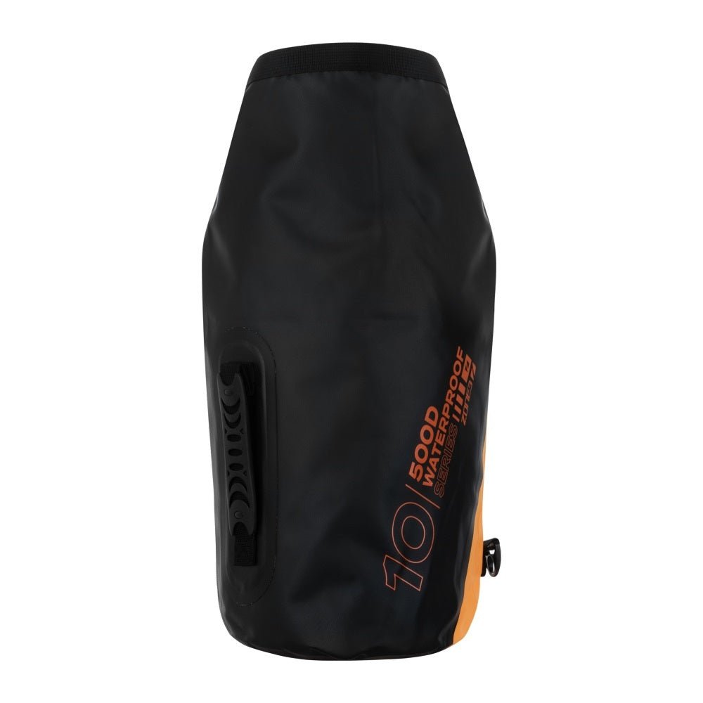 10L Waterproof Dry Bag in Orange & Black - Paddle People