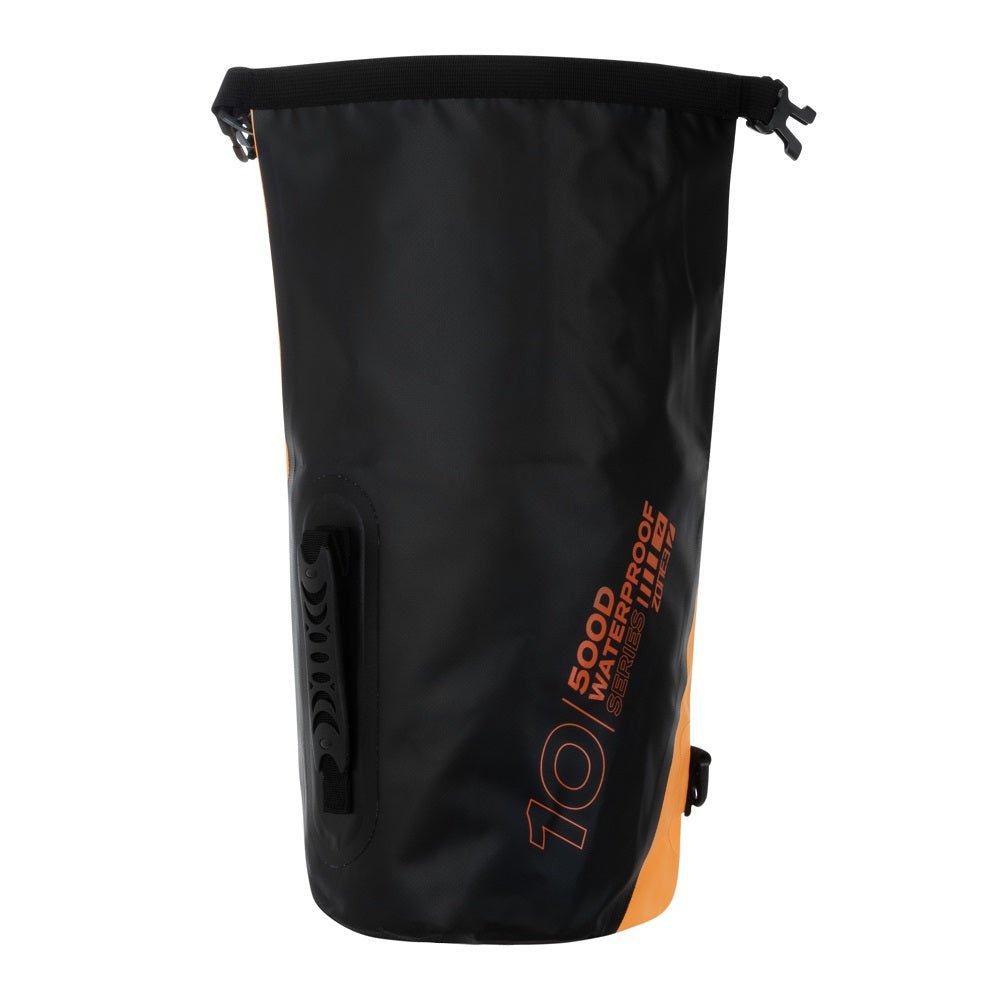 10L Waterproof Dry Bag in Orange & Black - Paddle People