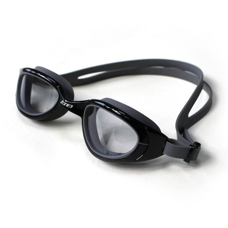 'Attack' Swim Goggles in Black & Grey with Case - Paddle People