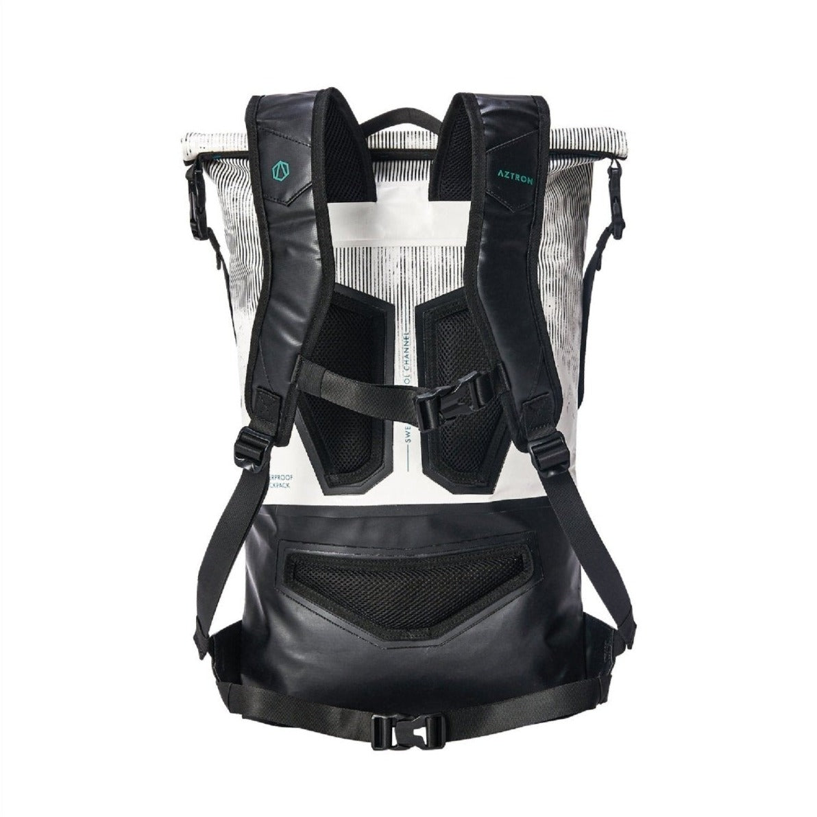 Aztron Rucksack Dry Bag 22L in Teal, Black & White - Paddle People