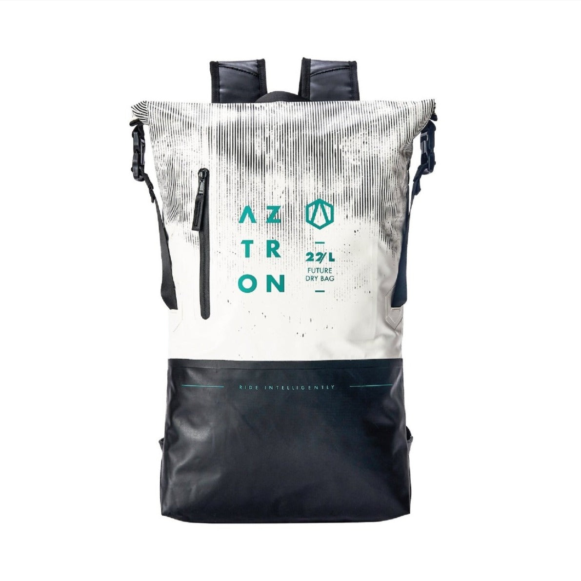 Aztron Rucksack Dry Bag 22L in Teal, Black & White - Paddle People