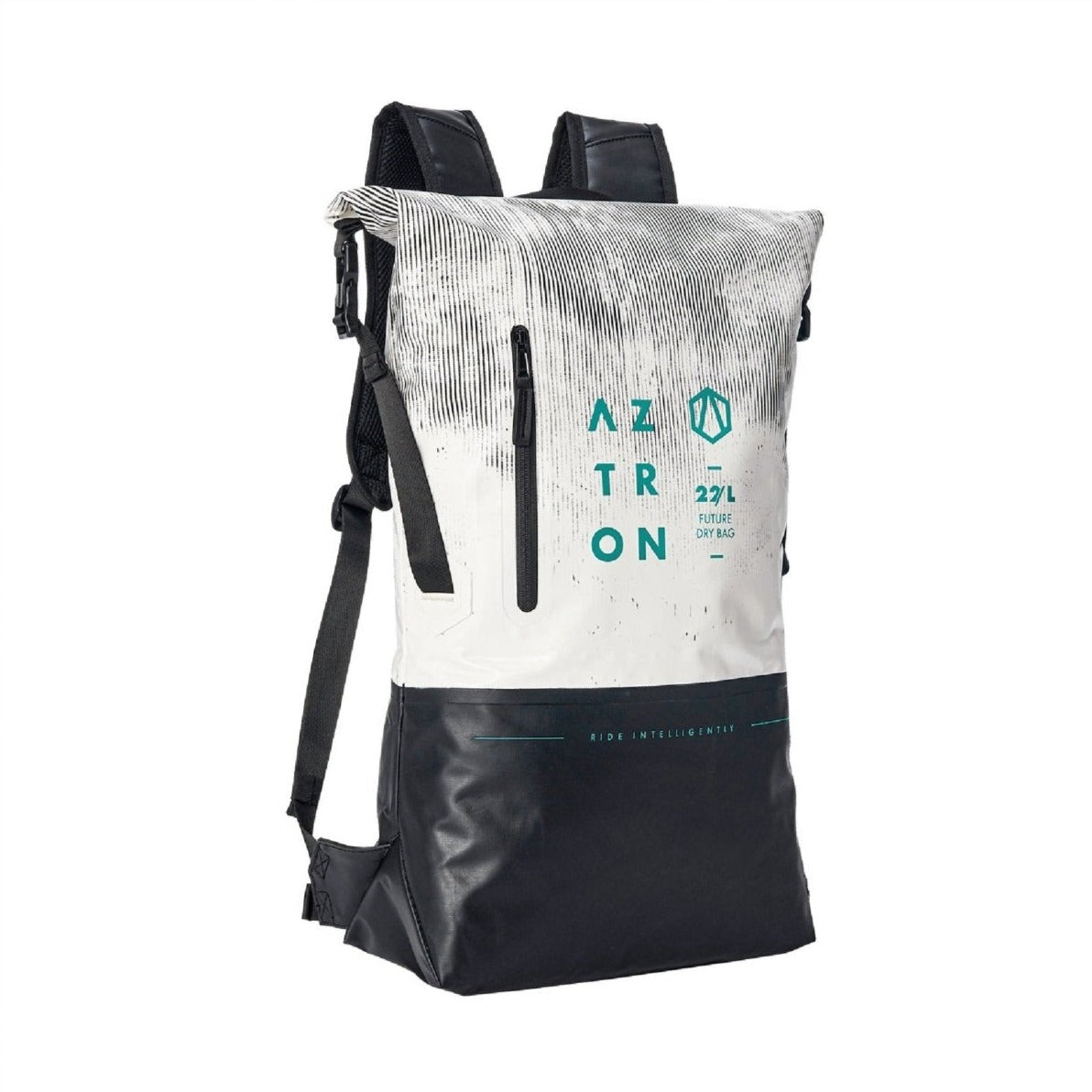 Aztron Rucksack Dry Bag 22L in Teal, Black & White - Paddle People