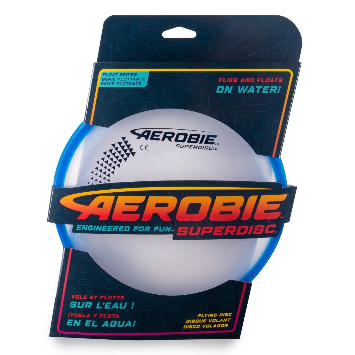 Blue Aerobie Superdisc Flying Ring Frisbee 10" - Paddle People