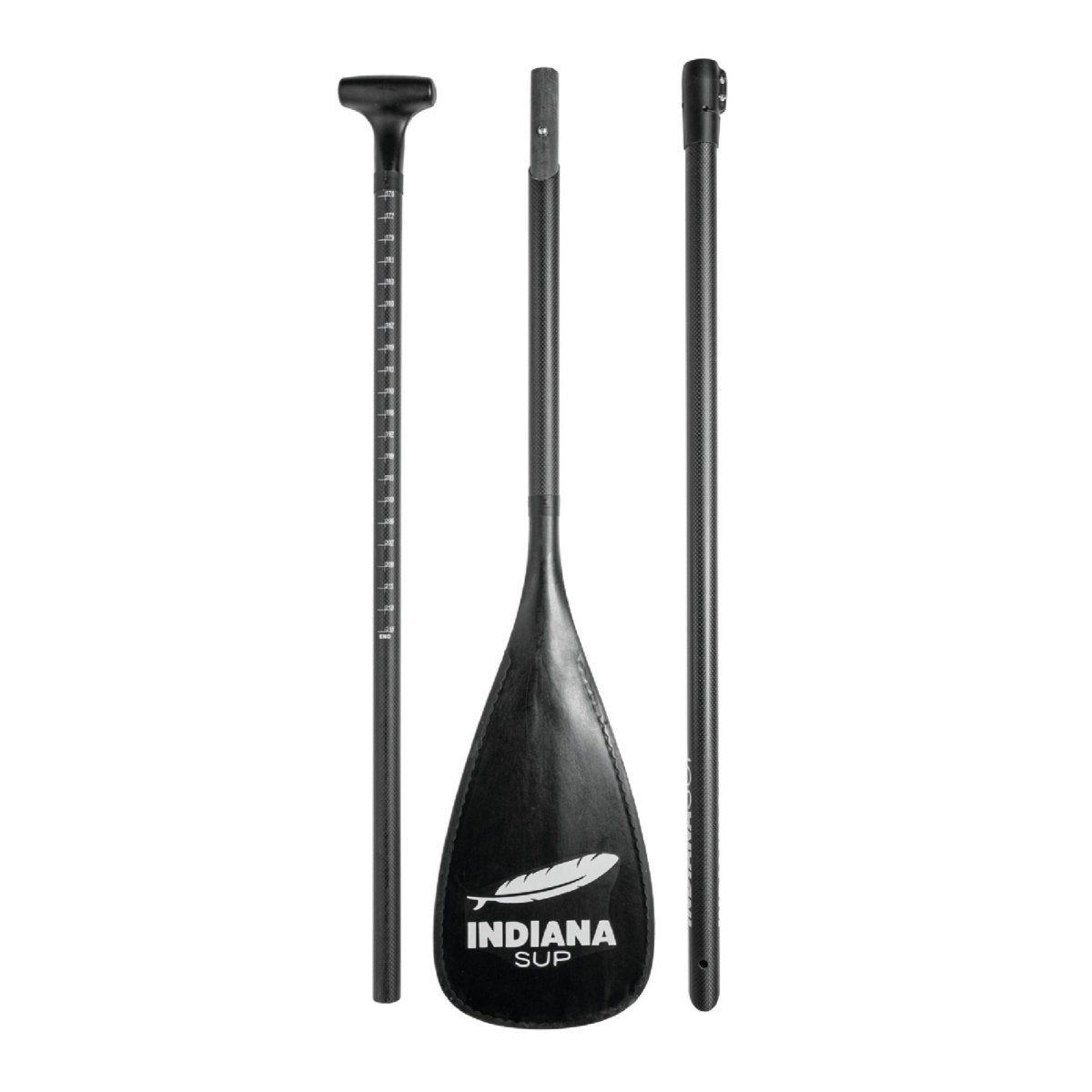 Indiana 3 Part SUP 30% Carbon & Fibreglass Lightweight Paddle with Carry Bag - Paddle People