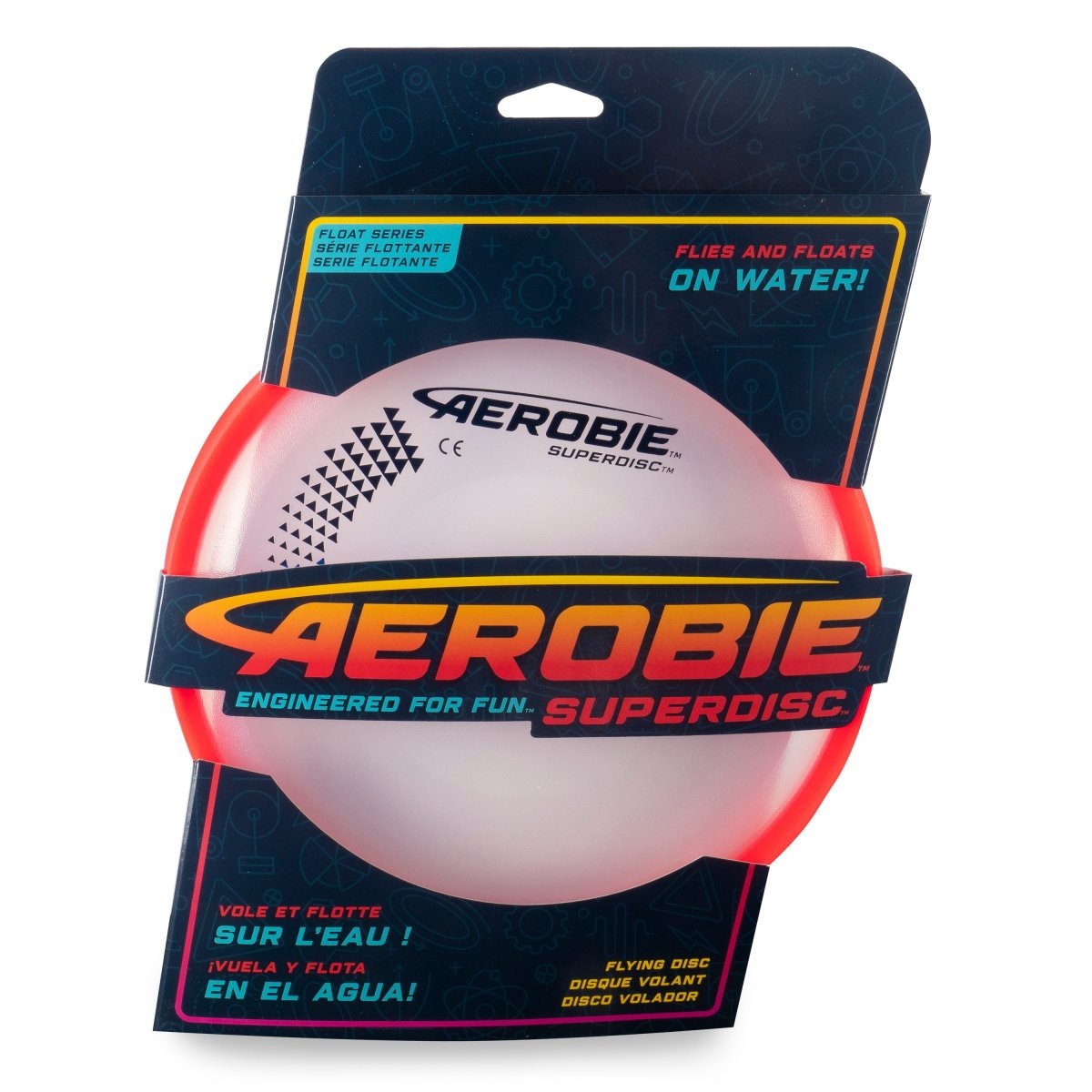 Orange Aerobie Superdisc Flying Ring Frisbee 10" - Paddle People