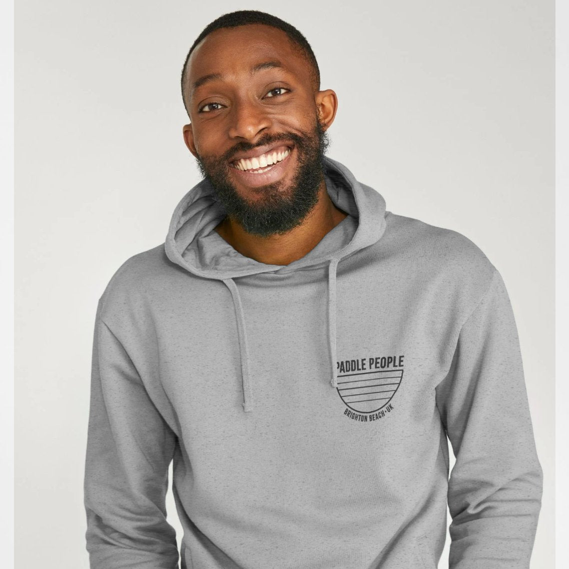 Paddle People Organic Cotton Pullover Hoodie in Grey - Paddle People