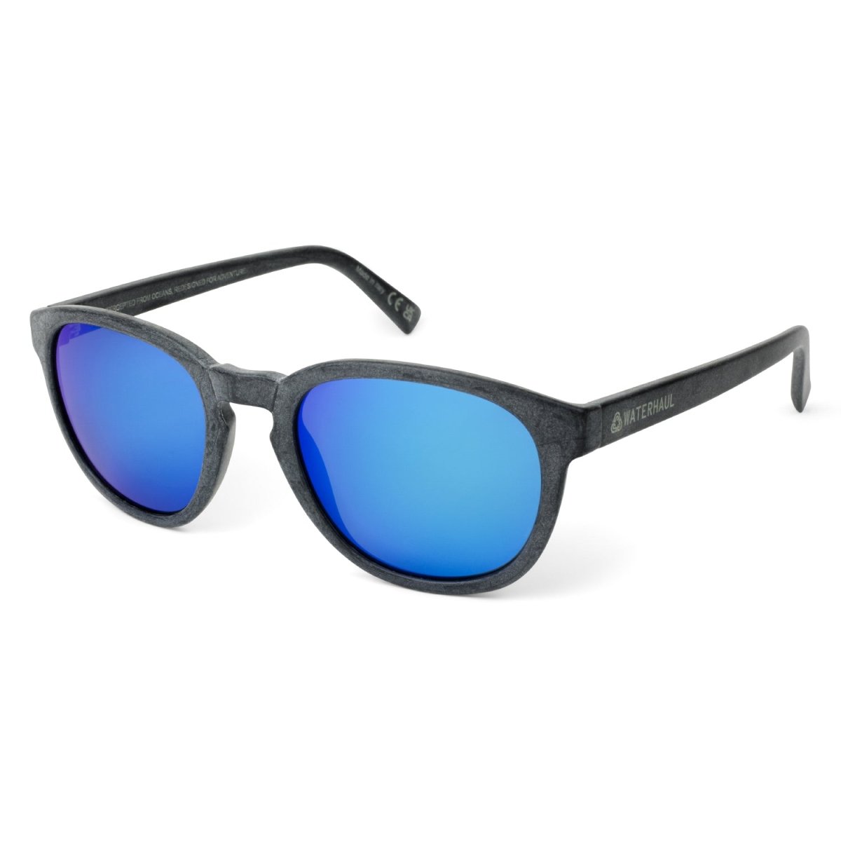 Waterhaul Recycled Crantock Polarised Sunglasses in Slate with Case - Unisex - Paddle People