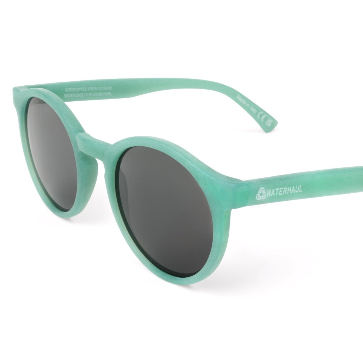 Waterhaul Recycled Harlyn Sunglasses in Aqua with Case - Unisex - Paddle People