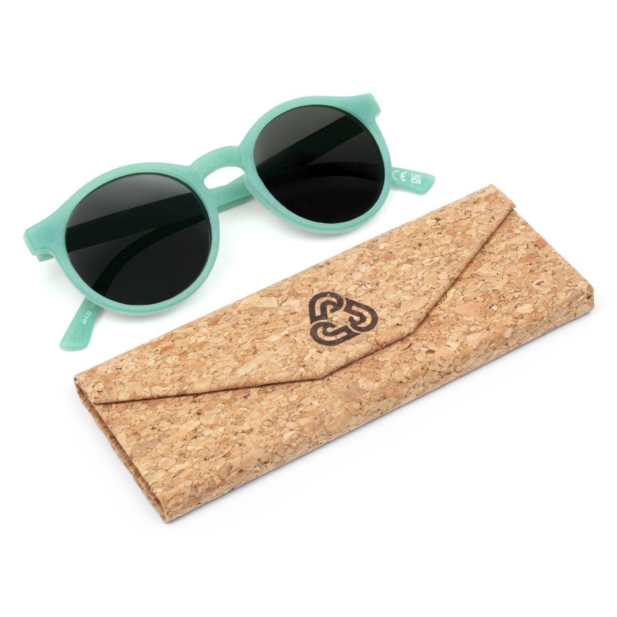 Waterhaul Recycled Harlyn Sunglasses in Aqua with Case - Unisex - Paddle People