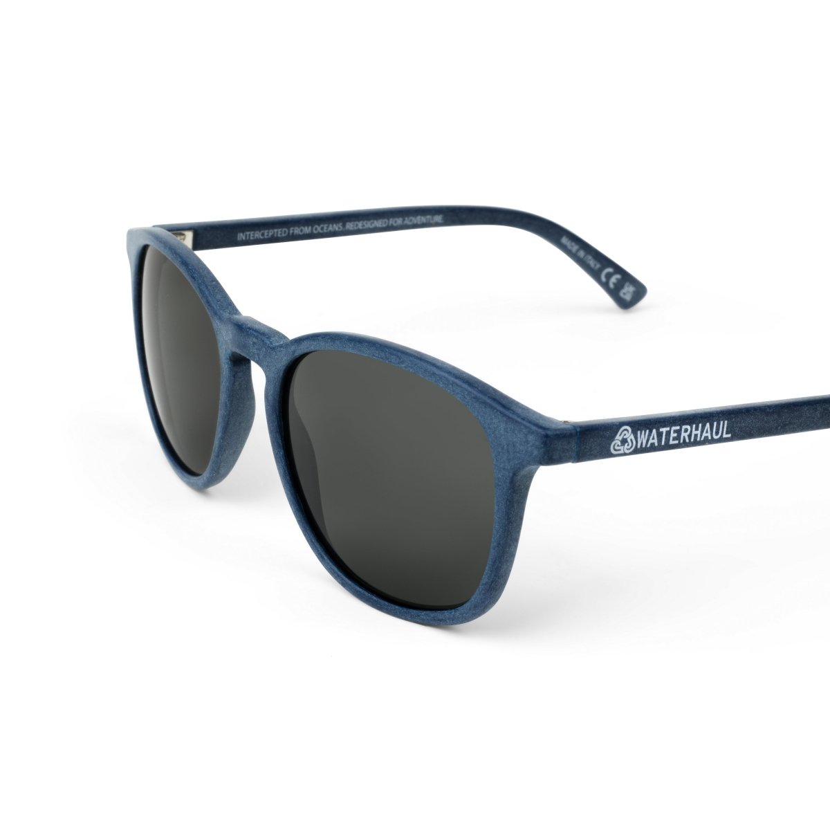 Waterhaul Recycled Kynance Polarised Sunglasses in Navy with Case - Unisex - Paddle People