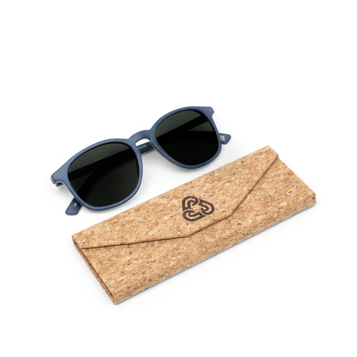 Waterhaul Recycled Kynance Polarised Sunglasses in Navy with Case - Unisex - Paddle People